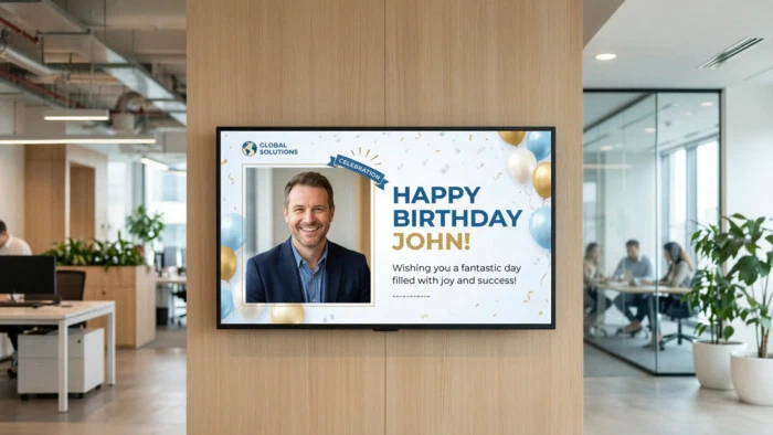Digital Signage For Communication
