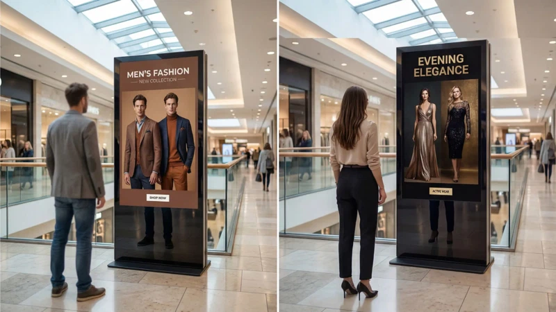 Digital signage audience targeting