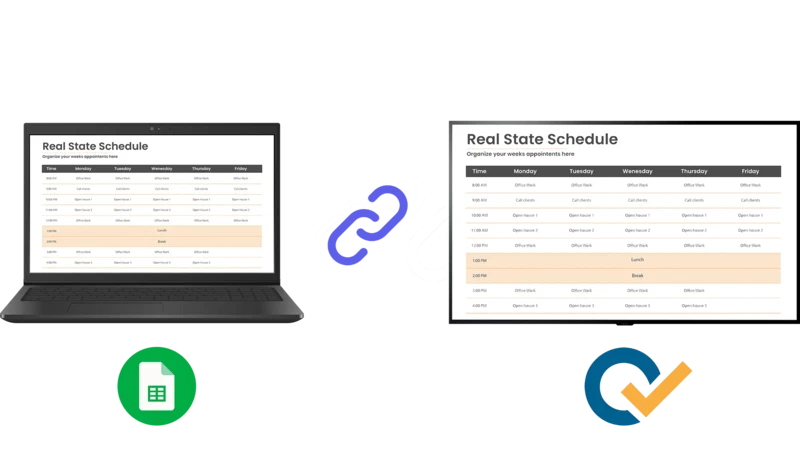 Google Sheets Table