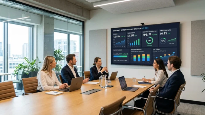KPI Dashboards Digital Signage