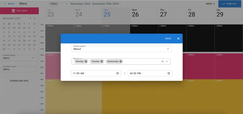 Schedule Calendar