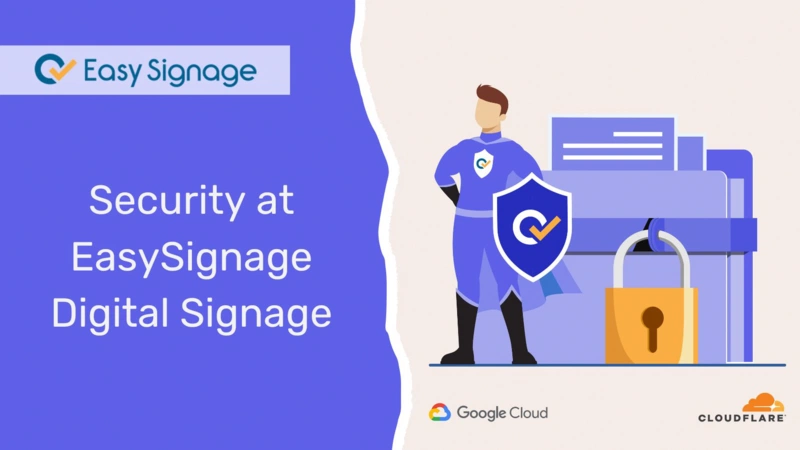 Security at EasySignage Digital Signage