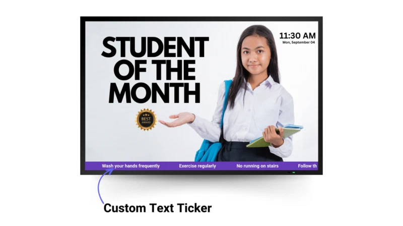 Text Ticker App