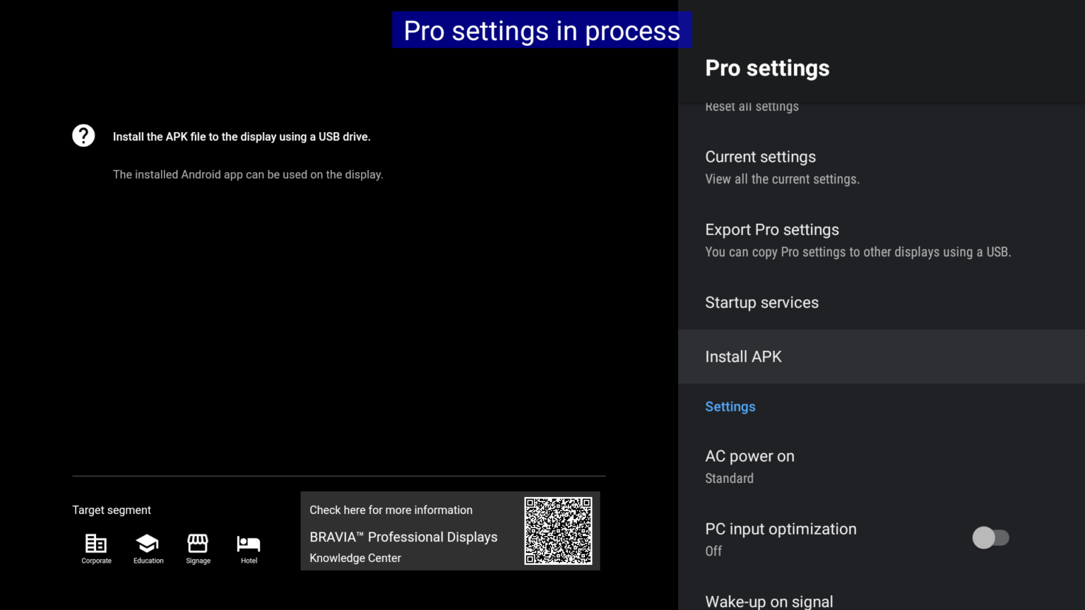 Sony Install APK
