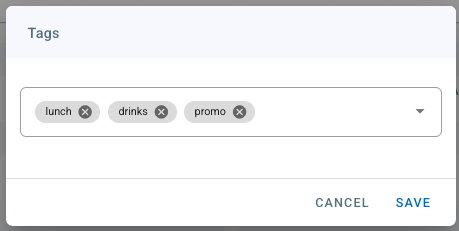 Screen Tags