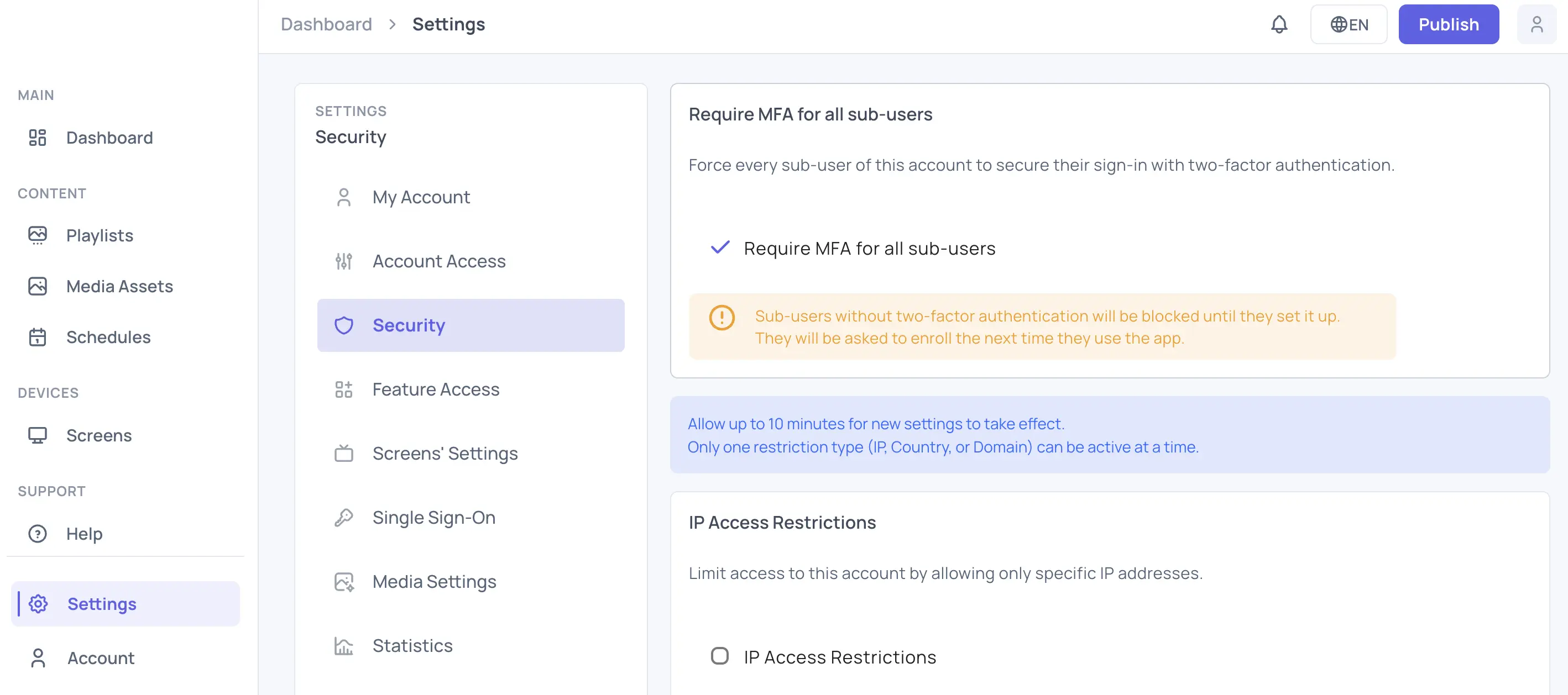 Require MFA