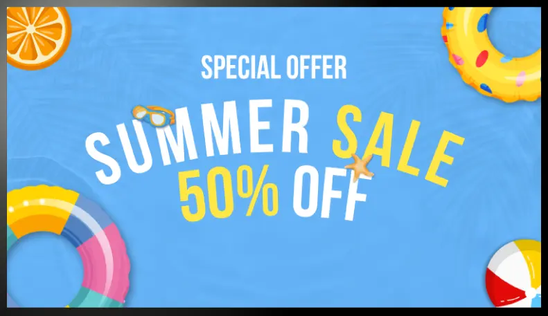 Digital Signage Promotion Template