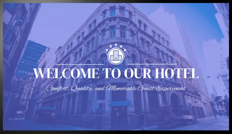 Welcome Message template