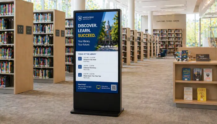 Library Digital Signage