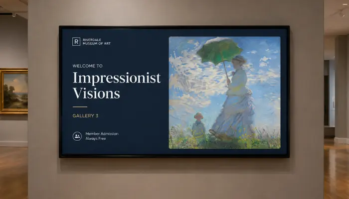 Museum Digital Signage