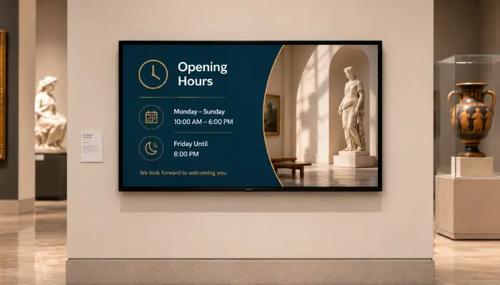 Museum Digital Signage