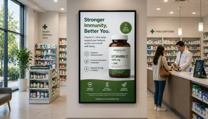 Pharmacy Digital Signage