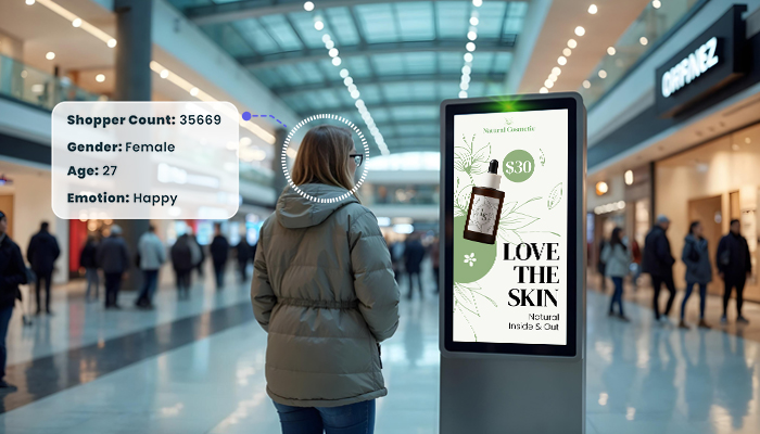 AI digital signage for Advertisers