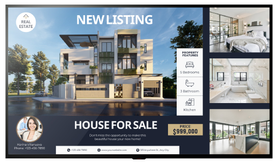 Real Estate Digital Signage